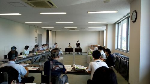 令和３年度、第１回介護保険事業運営協議会が開催されました。