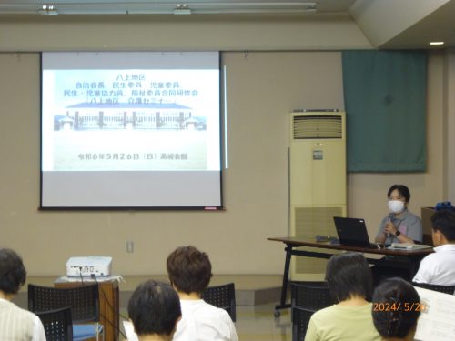 八上地区で介護セミナーを開催しました。